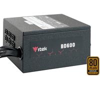 itek BD600 alimentatore per computer 600 W 24-pin ATX ATX Nero