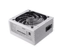Mars Gaming MPB650, Alimentatore PC ATX 650W, 6 Anni di Garanzia, 80Plus Bronze 230V, Ventola FDB da 140mm con Tecnologia Silenziosa AI-RPM, 90% di Efficienza, Bianco