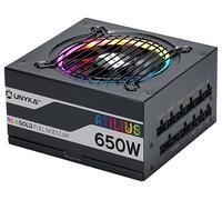 ALIMENTATORE CASE PC UNYKA ATX Atilus RGB Black 650W