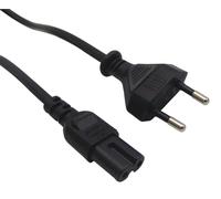 Alimentatore Cavo di Alimentazione,Cee 7/7 Spina A IEC C7,250V AC 3A 2m Nero -