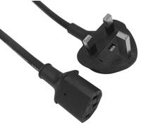 Alimentatore Cavo di Alimentazione,Spina UK A IEC C13,250V AC 10A 2m Nero -
