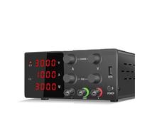 Alimentatore CC 30V 10A 300W Regolabile Banco di manutenzione Carica rapida Regolatore di tensione e corrente Interfaccia USB(30V10A Black)