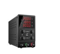 Alimentatore CC 30V 10A 5A Alimentatore da banco variabile Alimentatore da laboratorio regolabile 60V 5A 120V 3A Regolatore di tensione(SPS1203 Black,110 V)