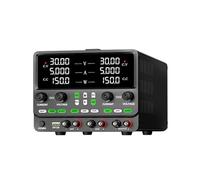 Alimentatore CC a doppia potenza variabile, supporto for sorgente da banco da laboratorio regolabile collegamento in serie e parallelo Alta stabilità(120V3A)