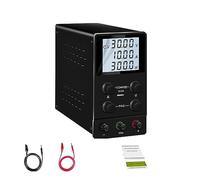 Alimentatore CC Da Laboratorio Regolatore Di Tensione Corrente Stabilizzato Banco Digitale USB Regolabile Stabile E Affidabile(SPS3010DBlack)