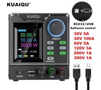 Alimentatore CC regolabile programmabile KUAIQU con interfaccia RS232/USB Alimentatore con stabilizzazione della tensione di controllo automatico 30V SPPS-D3010-232