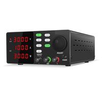 Alimentatore CC variabile, 30 V 10 A 60 V 5 A regolabile fonte di alimentazione da banco da laboratorio alimentatore stabilizzato regolatore di tensione 4 gruppi Alta stabilità(Memory 30V 10A Black)