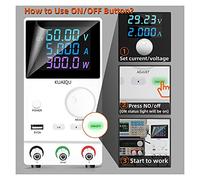 Alimentatore CC variabile, Colore di laboratorio Dc. Alimentazione regolabile 6 0V 5A USB. Bench Power Fontion 3 0V 10A 120V3A. Tensione stabilizzata SPPS-B3010.(SPPS-A605D 60V 5A)