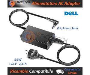Alimentatore Compatibile Alta Qualità DELL 45W (4.5mm x 3.0mm) JXC18, 9CGP4