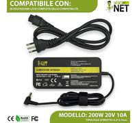Alimentatore compatibile con Asus ZenBook Pro 16X UX7602ZM-ME045X 20V 10A 200W