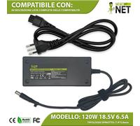 Alimentatore compatibile con HP Pavilion dv6-3000 dv6-4000 120W 18,5V 6,5A