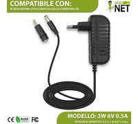 Alimentatore compatibile con OMRON HEM-7223-E 711ac HEM-711AC 3W 0,5A 6V