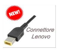 ALIMENTATORE COMPATIBILE PER NOTEBOOK LENOVO 90W 20V 4,25A PLUG RETTANGOLARE TEC