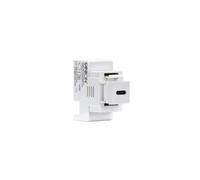 Alimentatore compatto da incasso KEYSTONE presa USB-C 18W bianco Fanton 82901