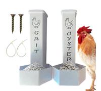 Alimentatore Con Shell Di Ostriche | Alimentatore Di Pollo A Sospensione Automatica, Distributore Di Gusci Di Ostriche Di Pollame | Contenitore Contenitore Distributore Di Grinta Di Pollo Per Esterno