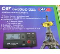ALIMENTATORE CRT SPS30E-USB 30A continui 25A max + porta USB