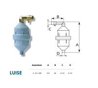 ALIMENTATORE D ARIA AUTOMATICO LUISE 25 - 500 LITRI PER AUTOCLAVE