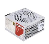 Alimentatore da 650 W Standard ATX PC PSU 80 Plus Gold non modulare a piena tensione 110-240 V Attivo PFC con scheda madre 20+4 Pin Cavo di alimentazione per server da gioco desktop, bianco
