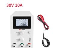 Alimentatore da banco 12. 0V 3A LCD. Display regolatore di commutazione regolabile DC. Impianti di riparazione della riparazione del laptop del laptop - LABORATORIO Alimentazione DC 30V 10A(Silver)