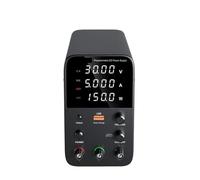 Alimentatore da Banco, Alimentatore CC regolabile Alimentatore da banco da laboratorio Interfaccia USB Ricarica rapida Tensione e corrente preimpostate(Noir,60V5A)