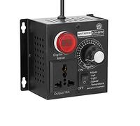 Alimentatore da Banco,Alimentatore da Laboratorio Tensione di temperatura della velocità portatile Tensione regolare Dimmer AC 220V 4000W Controller di tensione variabile compatto