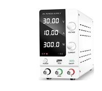 Alimentatore da banco da laboratorio, Encoder Alimentatore CC regolabile 30V 10A Regolatore di tensione LCD Stabilizzatore da laboratorio digitale Switching Lab Power Bench Source Facile da impostare