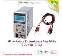 Alimentatore regolabile 0-30V, 0-10A Mini Switching da laboratorio, ALP3010