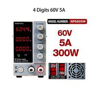 Alimentatore da banco NPS605W 306W 3010W 1203W Variabile Regolabile Dc. Alimentatore di commutazione 6a 10a. Fonte di alimentazione del banco di laboratorio(4 Digits 60V 5A)