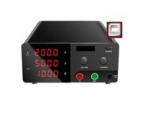 Alimentatore da banco regolabile Software Power DC 200V 100V 60V 30V 150V 15V(R-SPS12010-USB)