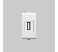 ALIMENTATORE DA INCASSO USB EASY Bianco Interrutori Placche Easy