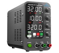 Alimentatore da laboratorio (0-32V, 0-10A) DC regolabile con modalità di ricarica intelligente, ricarica rapida USB e Type-C da 20W, manopola encoder, interruttore di uscita Jesverty SPS-3010C