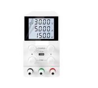 Alimentatore da laboratorio, alimentatore CC regolabile con display LCD, 4 cifre ad alta precisione for laboratori scolastici (Bianco, SPS605D)(SPS3010D; Bianco)