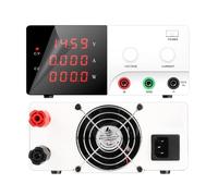 Alimentatore da laboratorio CC da 1200 W, variabile da 120 V a 60 V e 30 V, con display LED a 4 cifre for test Controllo ad alta sensibilità(White,60V 10A)