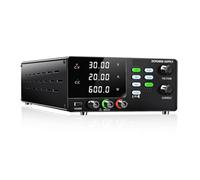 Alimentatore da laboratorio CC variabile da 600 W e 900 W, porta USB, alimentatore programmabile da 15 V a 60 V con ventola intelligente Alta stabilità(30V20A600W)