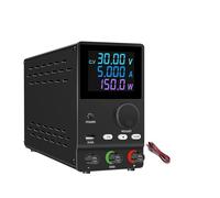 Alimentatore Da Laboratorio CC Variabile, Regolatore Di Tensione Regolabile Da 12 V, 30 V, 60 V, 120 V, Interruttore Da Banco Alta stabilità(LCD 30V 5A Black)