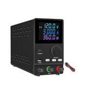 Alimentatore Da Laboratorio CC Variabile, Regolatore Di Tensione Regolabile Da 12 V, 30 V, 60 V, 120 V, Interruttore Da Banco Alta stabilità(LCD 120V 3A Black)
