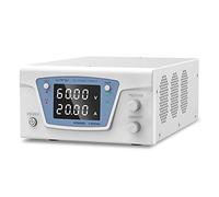 Alimentatore da laboratorio DC 0-60V/0-20A, regolatore di tensione variabile, alimentatore DC regolabile con pulsante OUTPUT, manopola encoder