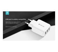 Alimentatore da muro con tre uscite USB 3.4 Amper