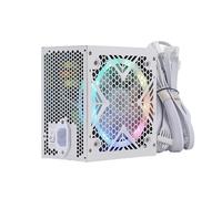 Alimentatore da tavolo da 550 W con effetti di luce a colori da 12 cm ventola di raffreddamento efficiente telaio di ventilazione per flussi d'aria ottimizzati alimentazione del computer