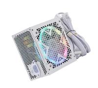 Alimentatore da tavolo da 550 W con effetti di luce a colori da 12 cm ventola di raffreddamento efficiente telaio di ventilazione per flussi d'aria ottimizzati alimentazione del computer