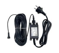 Alimentatore DC 12V/1A con cavo 20 m (per Ecowitt WS90)