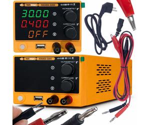 Alimentatore DC RAVED-3205 - 0-32V/0-5A | USB QC 18W | per Lab