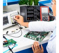 Alimentatore DC regolabile 0-3A 360W con doppa porta USB e manopola encoder