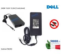 Alimentatore DELL 240W 19,5V 12,3A [7,4x5,0mm] Alienware 15 R2 M17X R1 R2 R3 R4