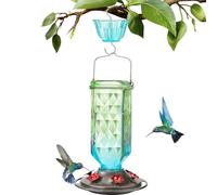 Alimentatore di colibrì - alimentatore esterno con protezione delle, resistente e funzionale, a prova di perdita | Decorazione pratica del giardino per nutrire gli uccelli selvatici nello spazio
