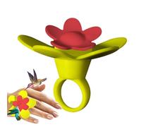 Alimentatore di colibrì, anello di alimentatore colibrì | ANIZIONE DEL FIRORABILE RINGHI ALLE ALLE ALLE ALL'ACCHIAGGIO,Strumenti per aching per la mano di alimentazione selvaggia, silicone per fornitu