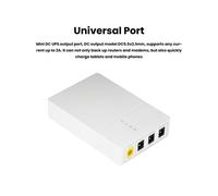 Alimentatore di Emergenza UPS A 2 Porte da 9 V CC con Uscita da 12 V per Router, Modem WiFi e Telecamere di Videosorveglianza.