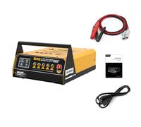 Alimentatore di programmazione dell'inverter, 1200 W, 400 A, 10,8-16 V, stazione di programmazione flash regolabile con avvio di emergenza, ricarica rapida CV/CC, rigenerazione della batteria, 9