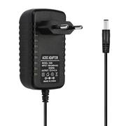 Alimentatore di rete 12 V 2 A con spina 5,5 x 2,5 mm, cavo da 2 m, adattatore universale AC per strisce LED, cuscino termico, fotocamera, router, auto elettrica per bambini, 100-240 V, 24 W