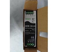 Alimentatore di rete 24 V, 120 W, DIN binario, ingresso AC100 - 240 V, 2,6 A, uscita DC 24 V, 5 A, alimentatore di rete DIN Rail industriale DEW-120-24